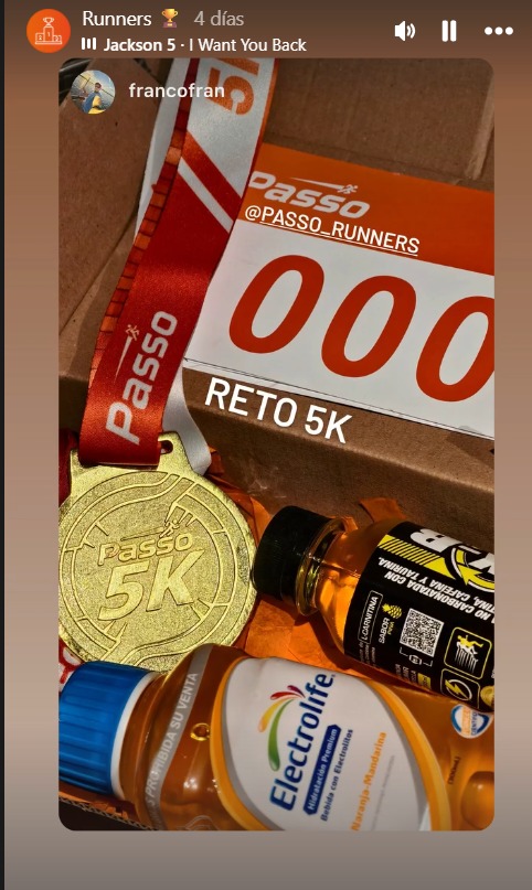 Corredora Passo Runners en Lima